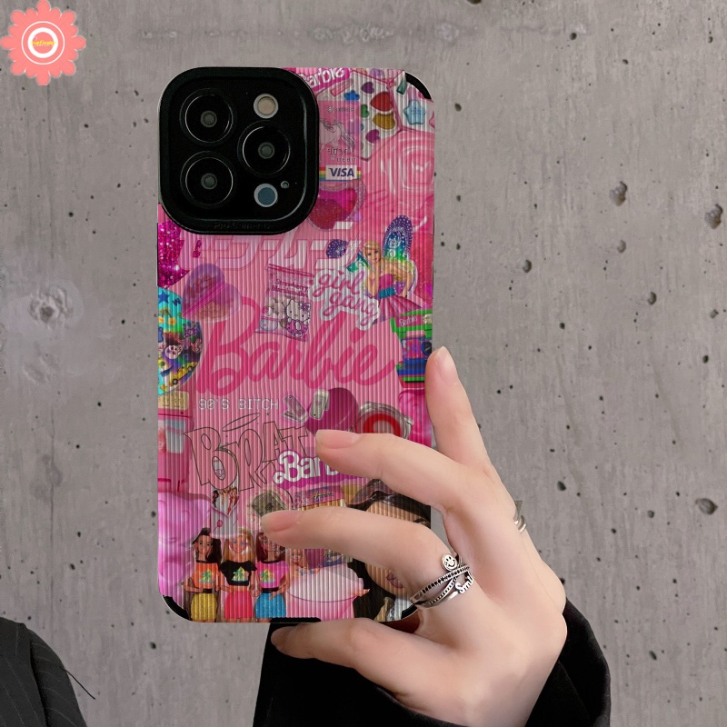 Ins Art Graffiti Great Aesthetic David Statue Case Kompatibel Untuk iPhone Xr7 8 Plus 11 14 12 13 Pro MAX X XS MAX Putri Cantik Barbie Tekstur Kulit Mewah Lembut Ponsel Cover