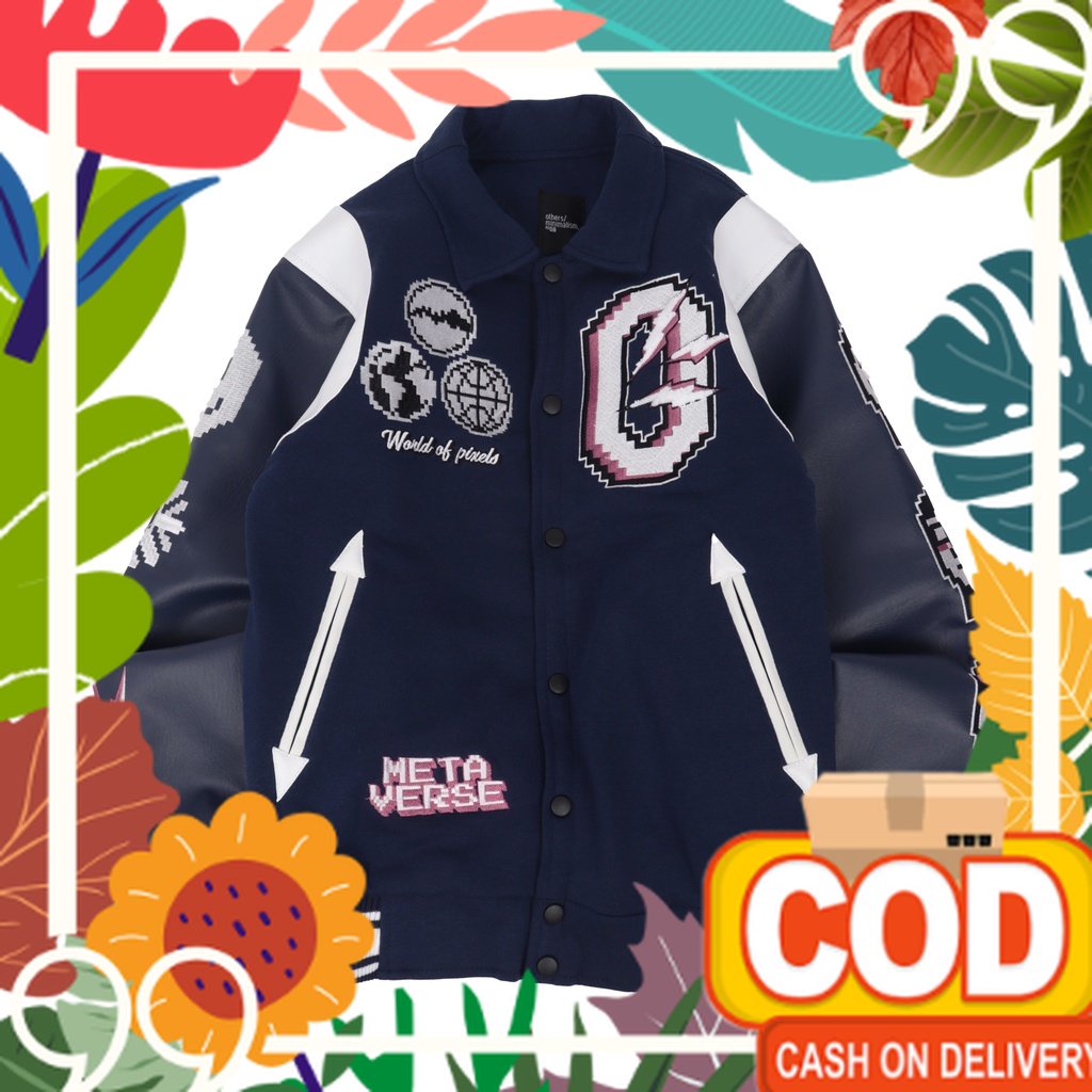VARSITY JACKET | METAVERSE VOL 2 NAVY | OTHERSBRAND/ Kualitas Premium