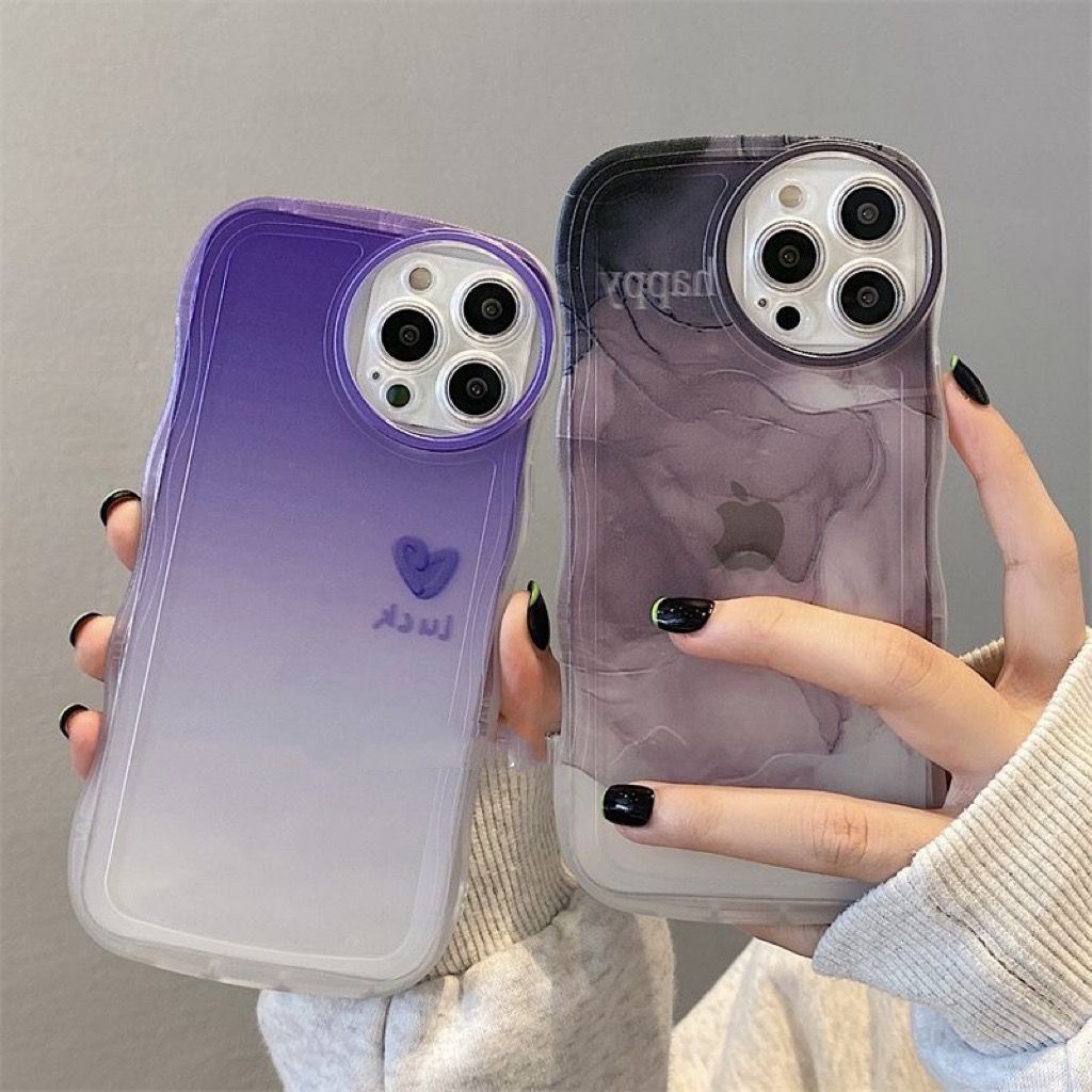 Gradient marble purple heart suitable for  xiaomi poco x3 m3 4 5g  f4 c40  anti drop phone case