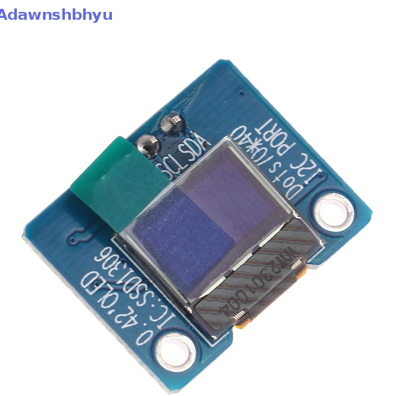 Adhyu 0.42 &quot;0.42 Inch Putih OLED Display LCD Modul 72X40 Layar Serial Warna Putih I2C IIC/SPI Interface SSD1306 72 * 40 ID