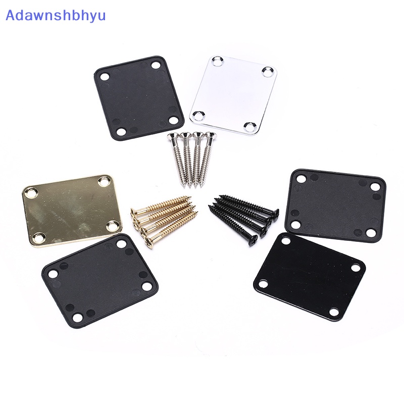 Adhyu Plat Leher Gitar Elektrik Neck Plate Fix Papan Sambungan Leher Gitar 3warna ID