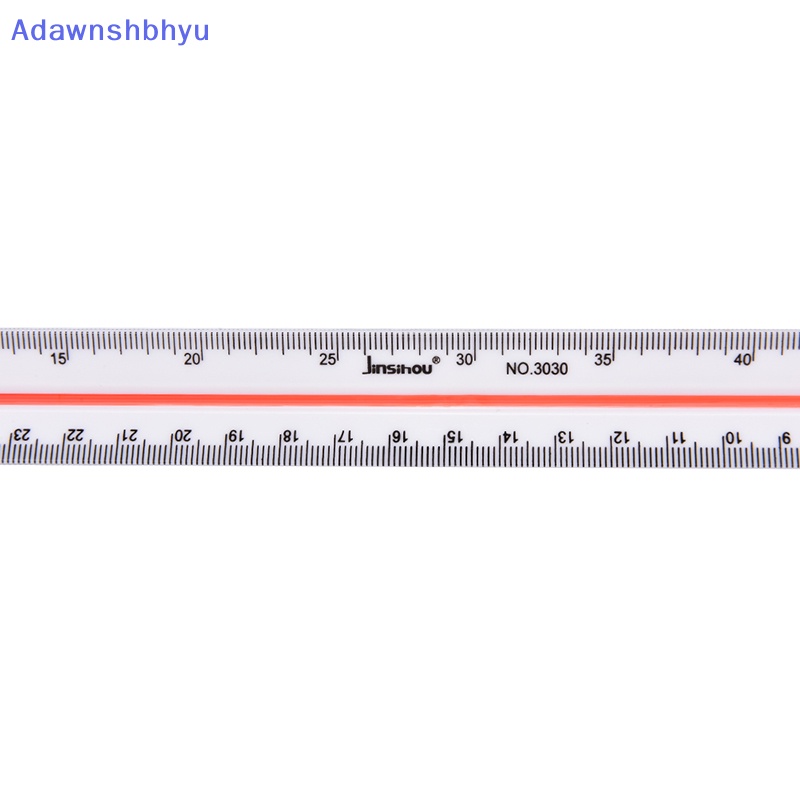 Adhyu 300mm 1:100~1.500penguasa Sisik Segitiga Metrik Untuk Insinyur 12.6 ID