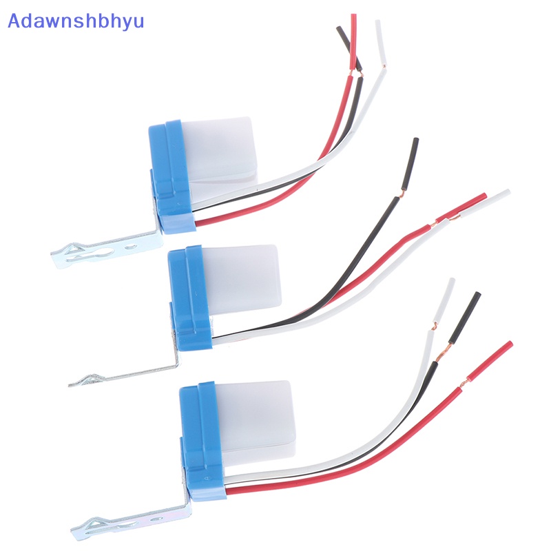 Adhyu AC 24v 110v 220v Saklar Lampu Jalan Otomatis Malam on day off Saklar sensor ID