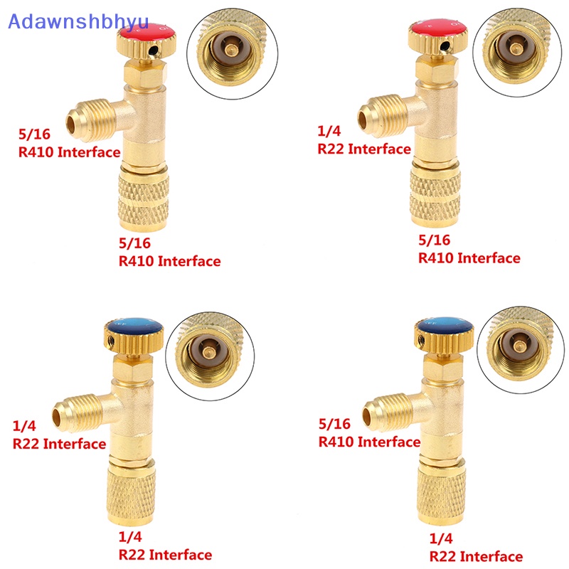 Adhyu Katup Pengaman Perbaikan Ac R410A R22 1per4 &quot;5Per16&quot; Safety Adapter ID