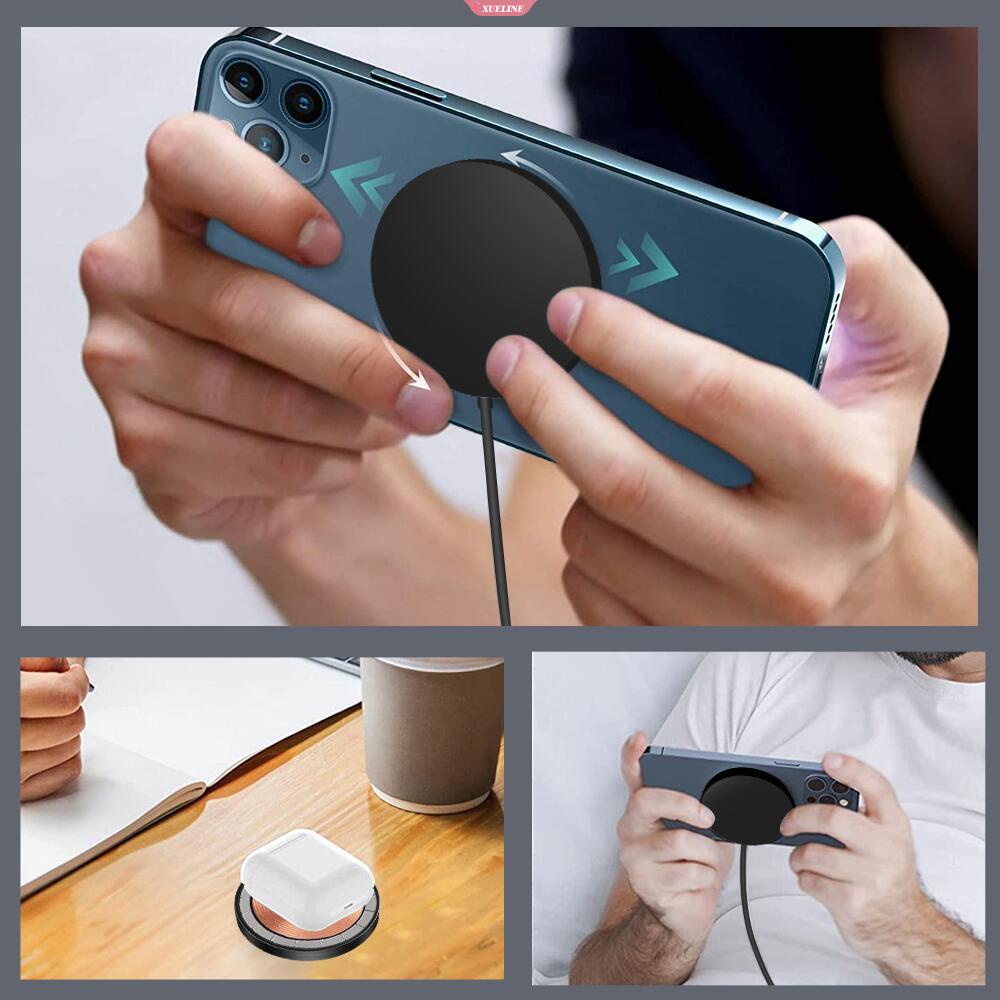 IPHONE Baru 100W Qi Magnetic Fast Wireless Charger Pad Stand Untuk Iphone14 13 12 Pro Max11 Stasiun Pengisian Nirkabel Mini Cepat [ZXL]