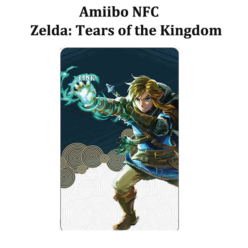 Switch Amiibo Cards Zelda: Tears of The Kingdom Switch NFC Kartu Game Zelda Amiibo Card 1PCS