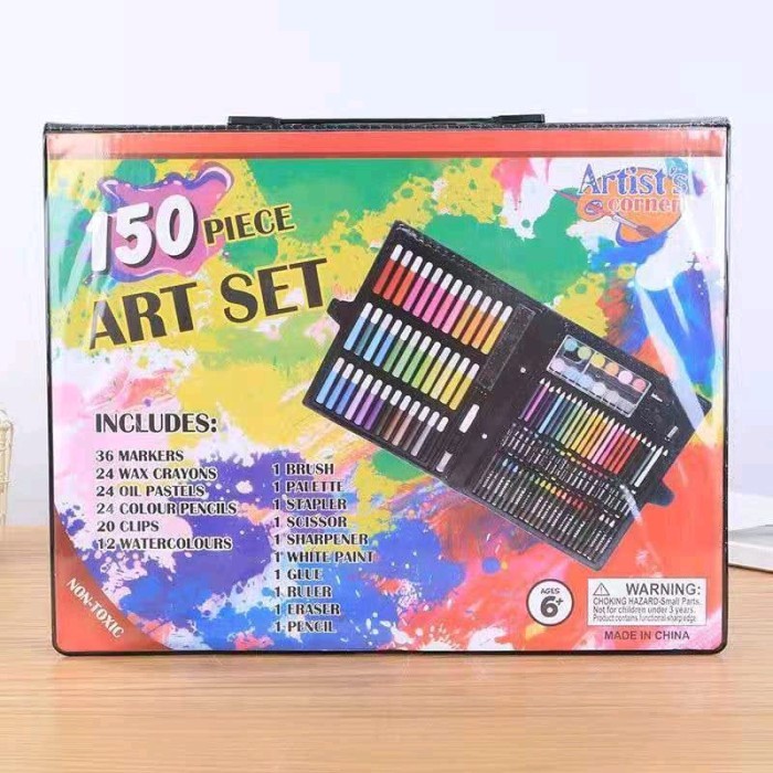 

Pensil Warna 1 Set Crayon Coloring Set Alat Mewarnai Komplit Isi 150