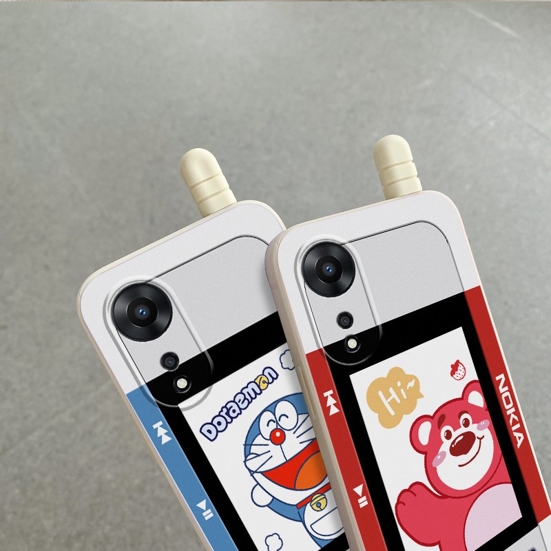 【Phone Style】Doraemon Strawberry Bear Soft Case OPPO A3S A15 A15S A35 2021 A53 A33 A31 A5 A9 2020 F1S F9 Pro F11 A7 A5S A12 A11K A57 A39 A83 A91 A36 A76 A96 A74 A95 A52 A92 A54 A93 A94