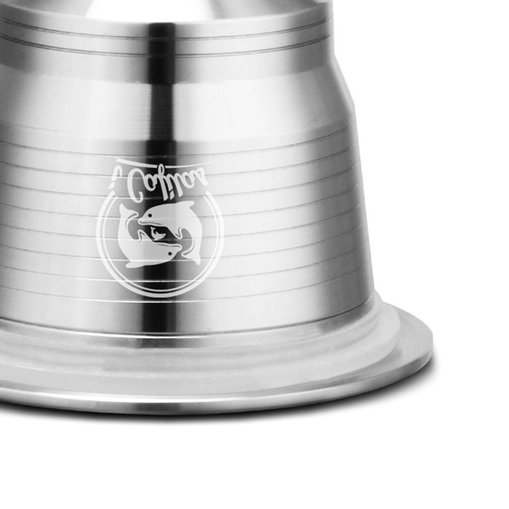 Pod Filter Kapsul Kopi Isi Ulang Dengan Sendok Untuk Nespresso Tanpa Tamper