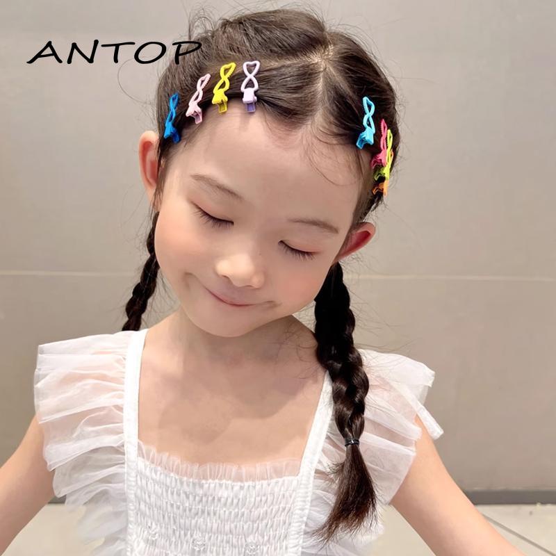 [antop] Jepit Rambut Bentuk Hati Manis Anak Tidak Sakit Rambut Lucu Hair Clip Girl Side Bangs Clip
