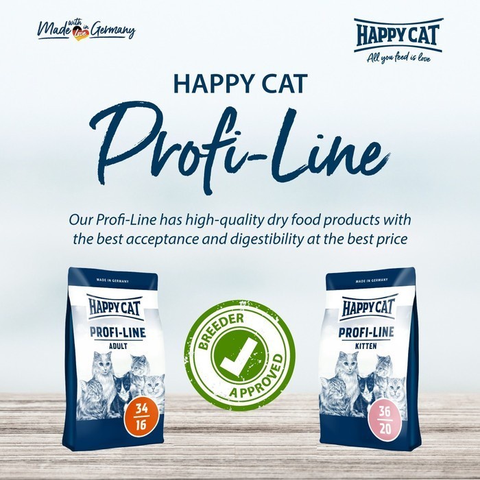 Happy Cat Profi-line Kitten 500g Makanan Kucing Happy Cat Profiline