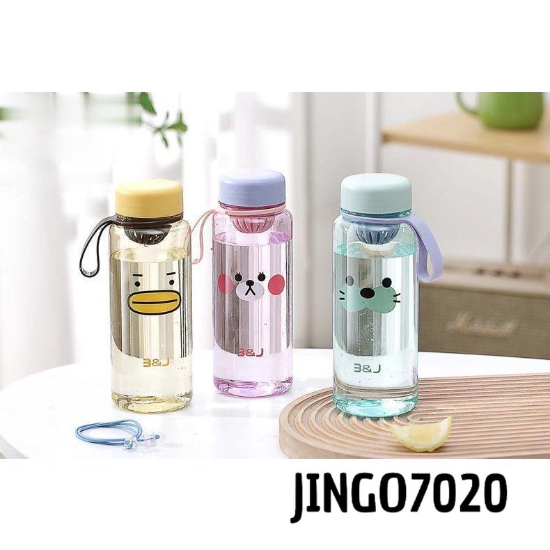 [JINGO] - Botol Minum Aesthetic Water Bottle Tumbler Minum Estetik Botol Minuman Plastik Berkualitas Cantik Premium Botol Minum Kantor Se