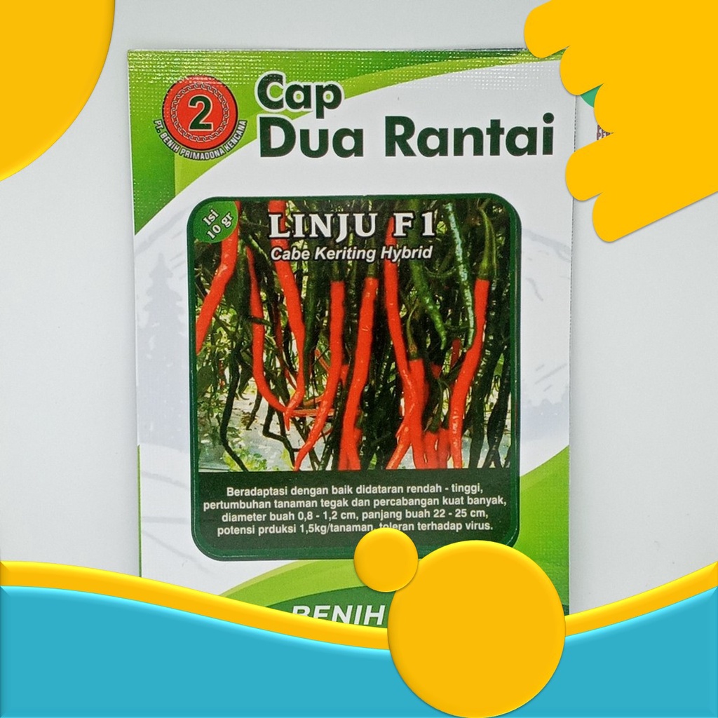 bibit cabe Cabe Besar Imola Reborn 10gr Tahan Virus Original Pabrik Eaton Seed cap dua rantai