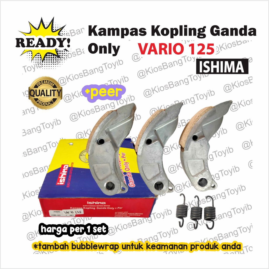 Kampas Kopling Ganda Only Honda VARIO 125 (Ishima)