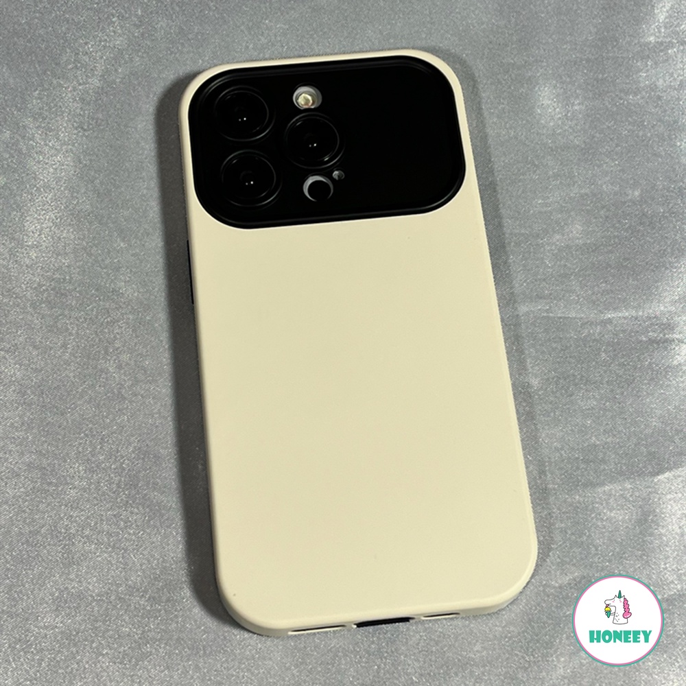 IPHONE Casing Matte Warna Kontras Mewah Kompatibel Untuk Iphone14 13 12 11 Pro Max XR Perlindungan Lensa Lembut Shockproof Phone Cover