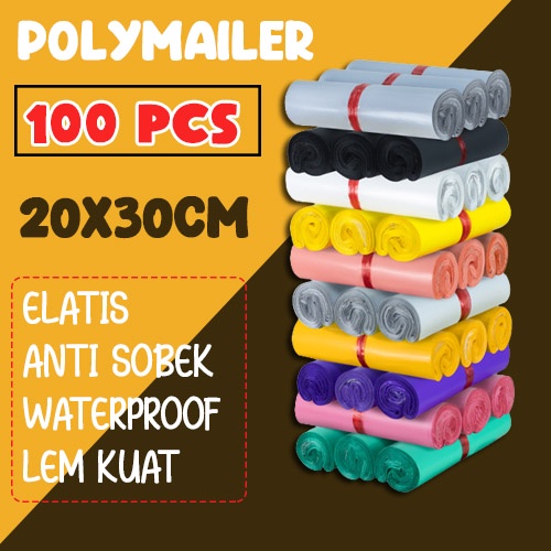 

Plastik Polimailer Packing isi 100 pcs 20x30cm