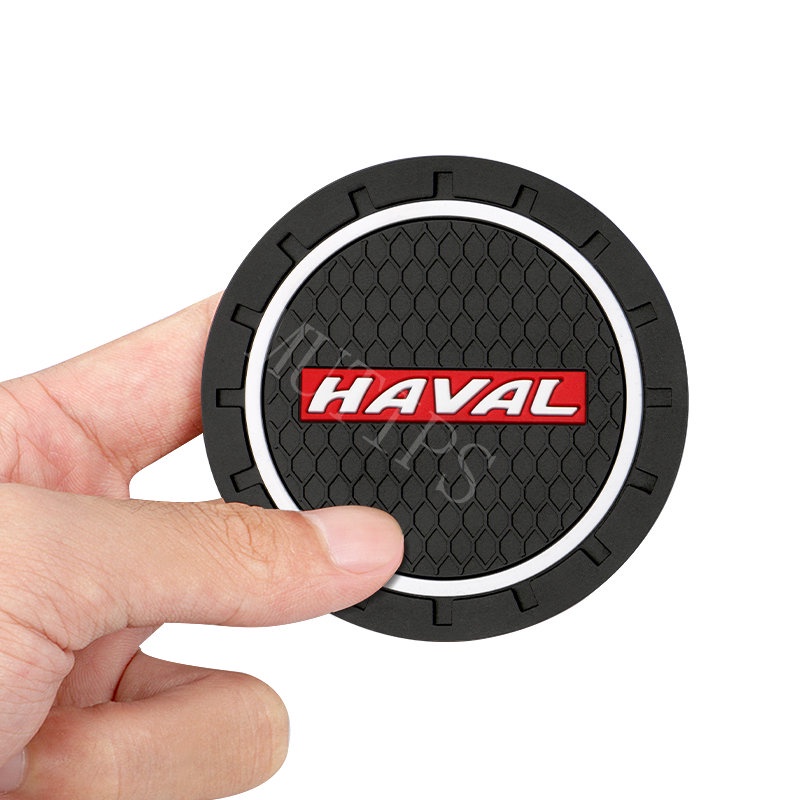 Haval 1/2Pcs Slot Cangkir Air Mobil Non Slip Mat Silicone Gel Pad Aksesoris Interior Untuk H2s H1 2022 2023 H5 M4 H9 H6 Jolion H2