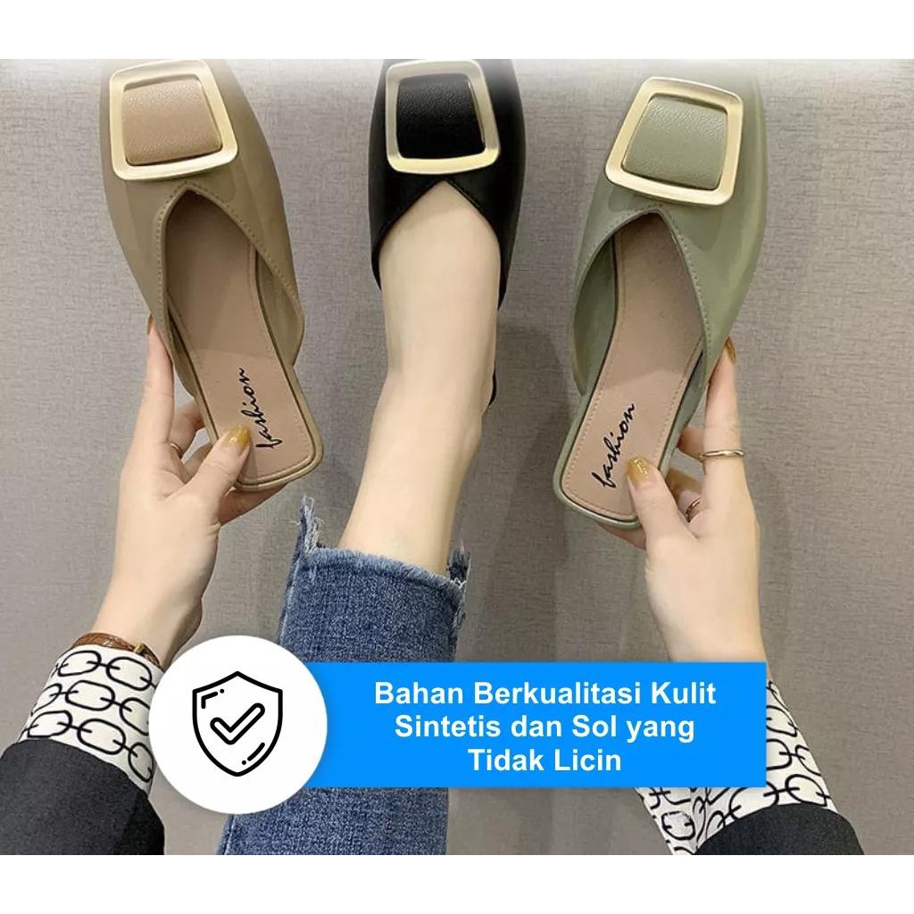 Sandal Flat / Sepatu Wanita/Balet / Sandal Heels Mutiara ACC