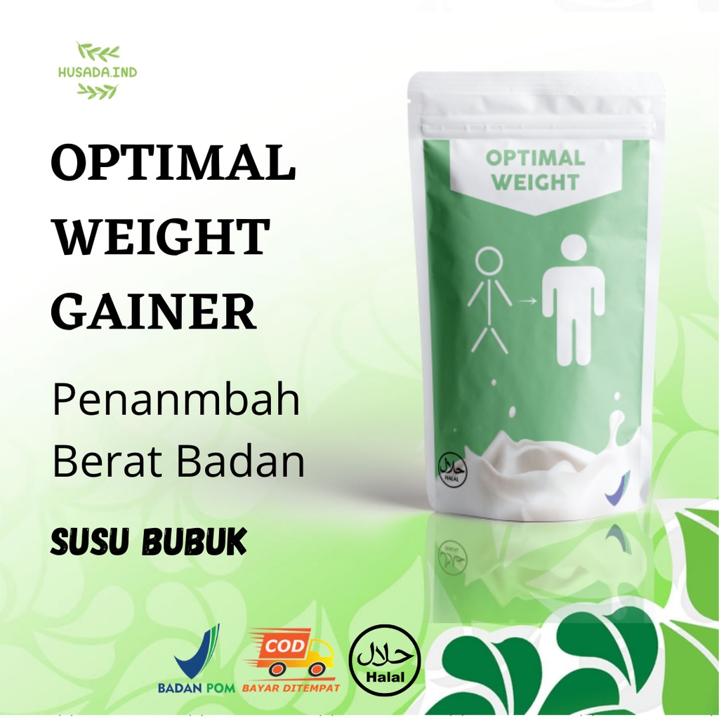 

PENAMBAH BERAT BADAN OPTIMAL WEIGHT GAINER SUSU pemberat badan suplemen nafsu makan gemuk sehat