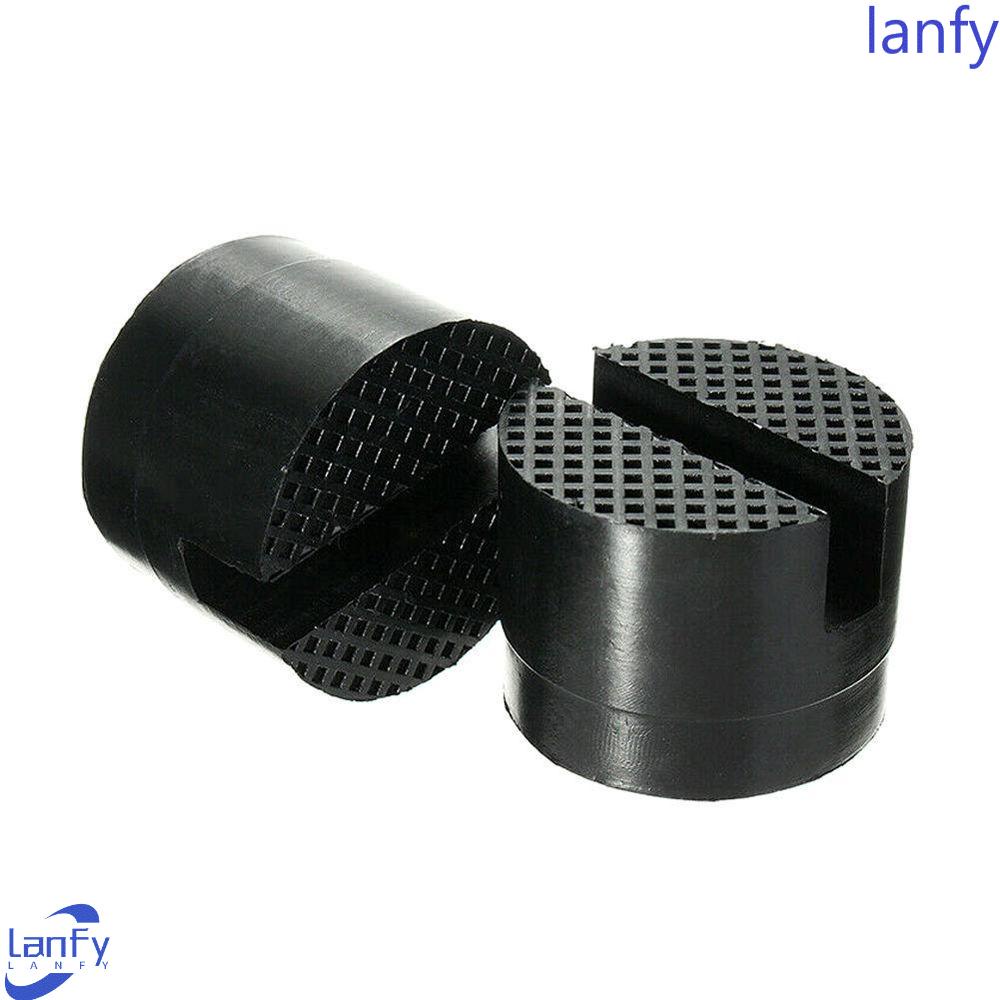 Lanfy Car Jack Rubber Pad Aksesoris Reparasi Mobil Lantai Slotted Side Lifting Pengangkat|Jacking Tool Pinch Blok Penyangga Las