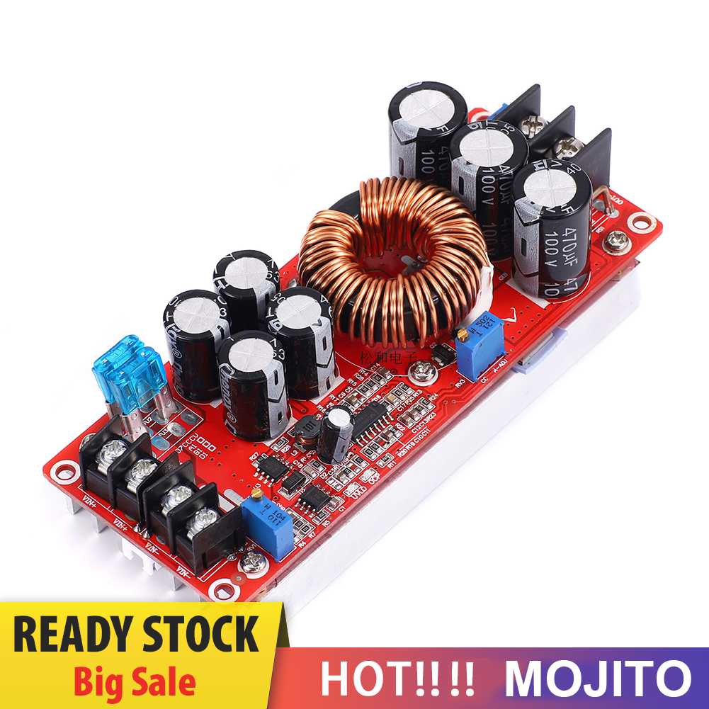 1200w 20A DC Converter Boost Step-up Power Supply Module In 10-60V Out 12-83V