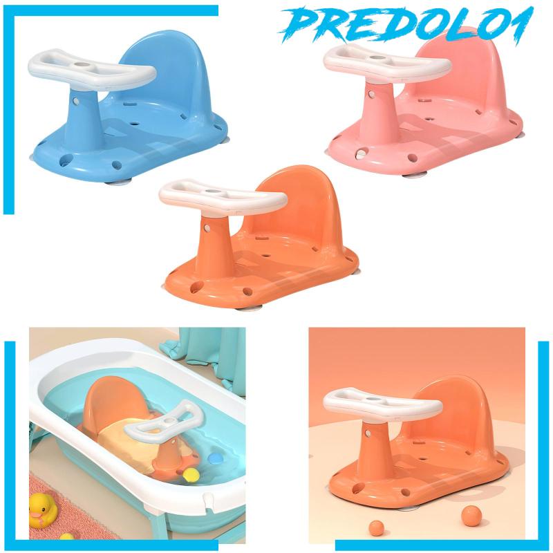 [Predolo1] Kursi Mandi Bayi Portable Suction Cups Bathtub Seat Untuk Bayi Newborn Anak