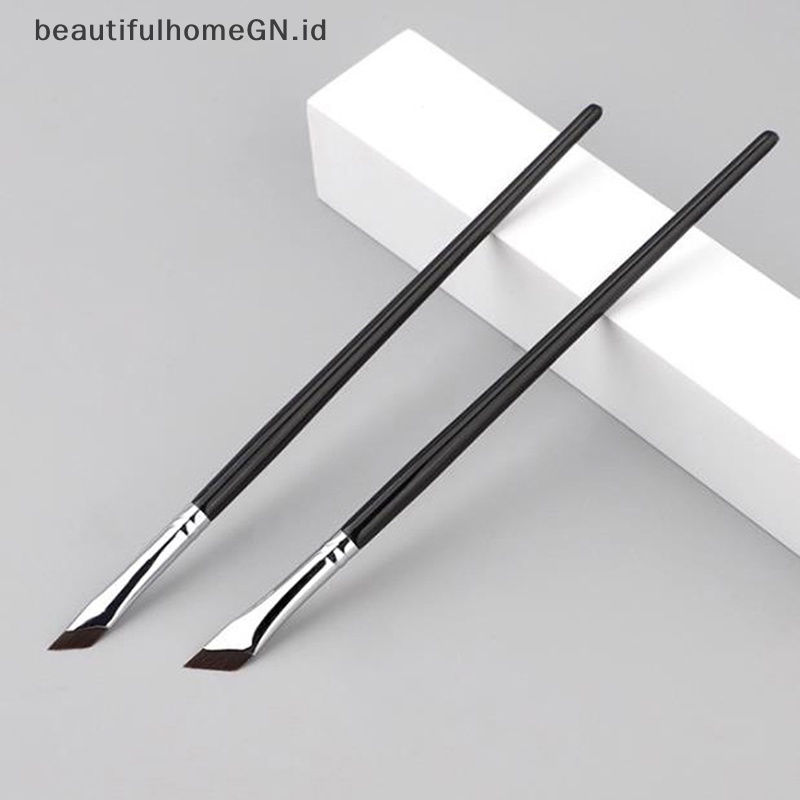 {Cantik} Upgrade Blade Eyeliner Brush Sikat Alis Datar Sudut Sangat Tipis Halus Di Bawah~