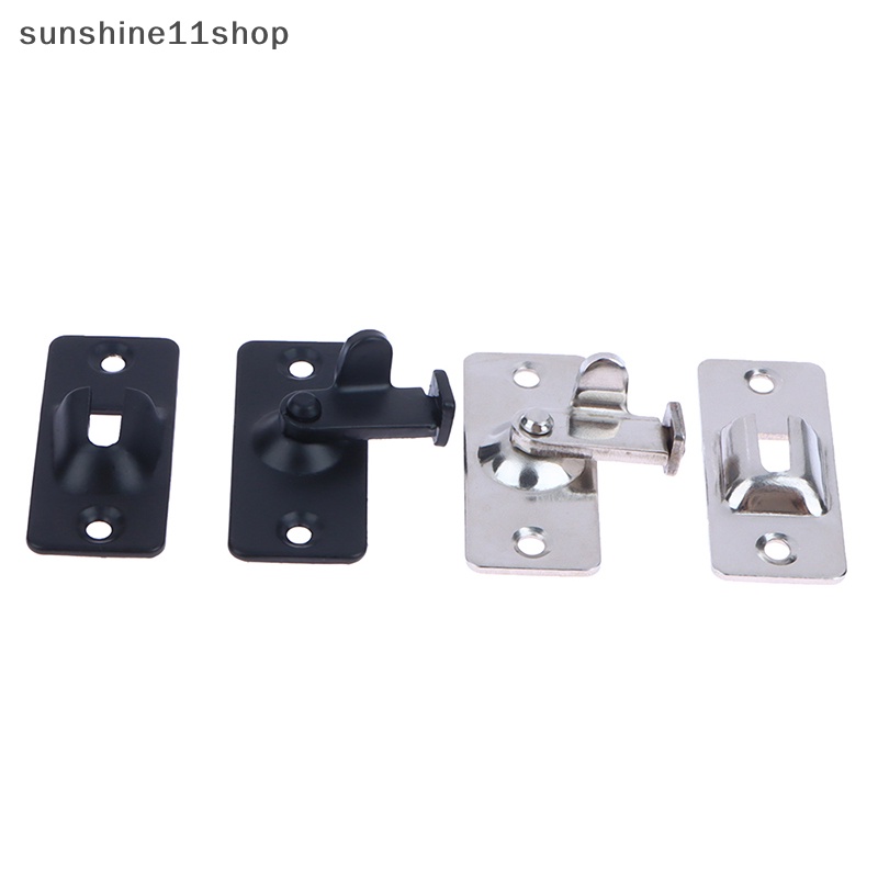 Sho Grendel Pintu Sudut Kanan 90derajat Kunci Pintu Stainless Steel Bolt Flip Door Buckle N