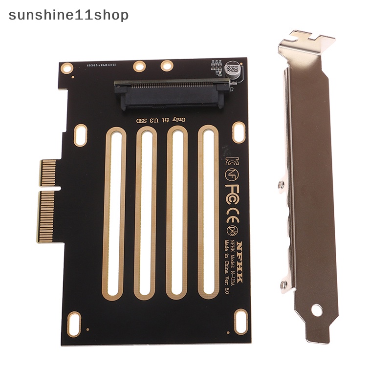 Sho U.3 SSD U3 Kit SFF-8639 Ke PCI-E 4.0 X4 Lane Host Adapter Untuk Motherboard PM1735 N
