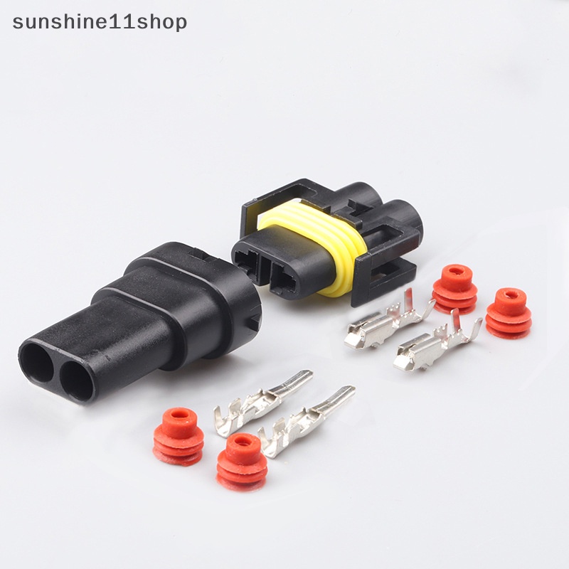 Sho 2pin H8 H11 Male Female Socket Plug Adapter Untuk Konektor Lampu Kabut Mobil Kabel Head Light Bulb Lamp Wiring Harness N