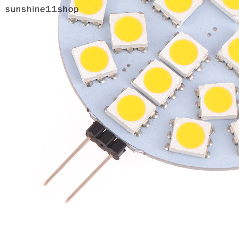 Sho 1Pc 6/9 /12 /24 Lampu LED Bohlam LED G4 DC12V 5050 SMD Cahaya Putih Hangat Dingin N