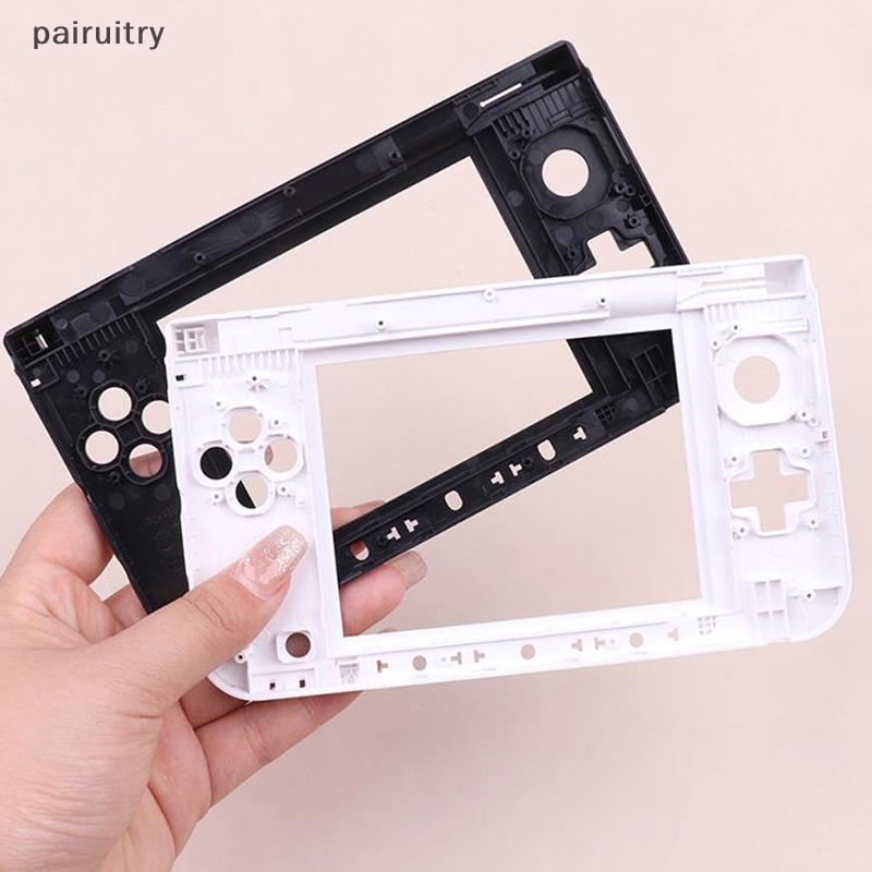 Prt 1PC Casing Housing Pengganti Shell Hitam Kualitas Tinggi Untuk 3DS XL LL 3DSXL 3DSLL Bingkai Tengah PRT