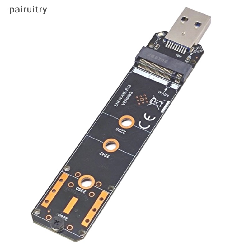 Prt NVMe USB Adapter M.2 NVMe to USB 3.1 SSD Adapter 10Gbps USB3.1 Gen 2rtl9210 Chip Untuk Kunci M2 NVMe 2230 2242 2260 2280 M.2 SSD PRT