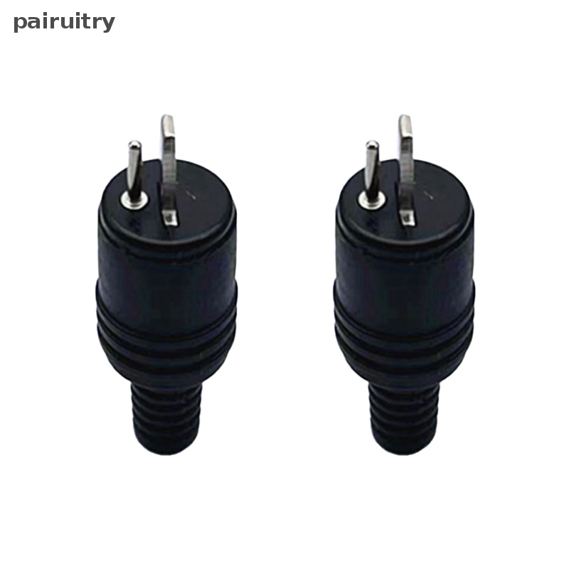 Prt 2PCS Alat Speaker Pria Power Signal Audio Hitam Adaptor 2pin Konektor PRT