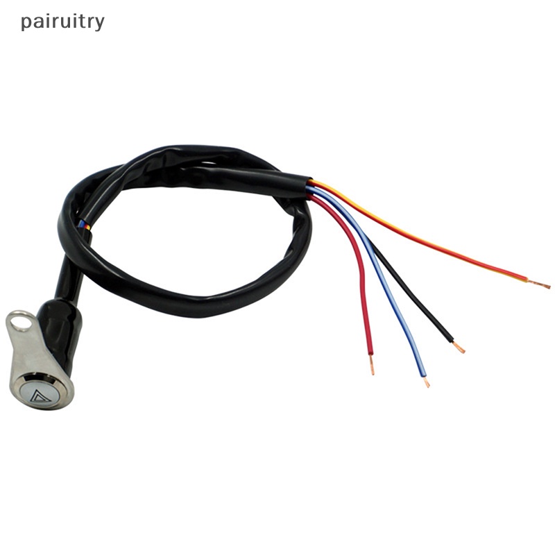 Prt For Warning Light Control Manual-Saklar Stang Motor Bolak Balik Dengan Lampu Merah LED Momentry Buttton PRT