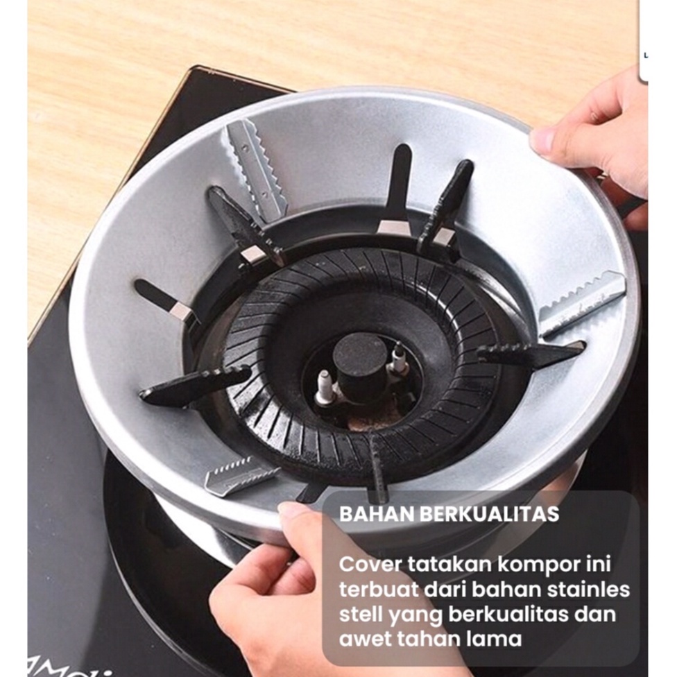 GOS -B407- Tatakan Kompor Gas Portable Stainless Steel