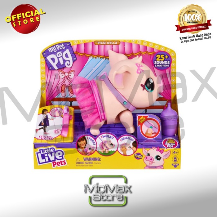 Little Live Pets My Pet Pig S1 Single Pack Piggi Piggly Bella MS26384