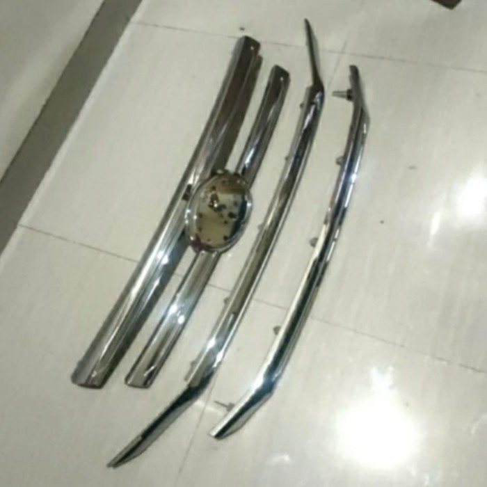 list grill bumper depan terios dan rush crhome harga satu set orisinil