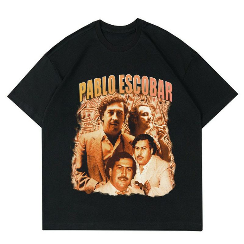BAJU PABLO ESCOBAR | T-SHIRT KAOS PABLO ESCOBAR VINTAGE | KAOS BAJU PRIA | KAOS FILM PABLO ESCOBAR |