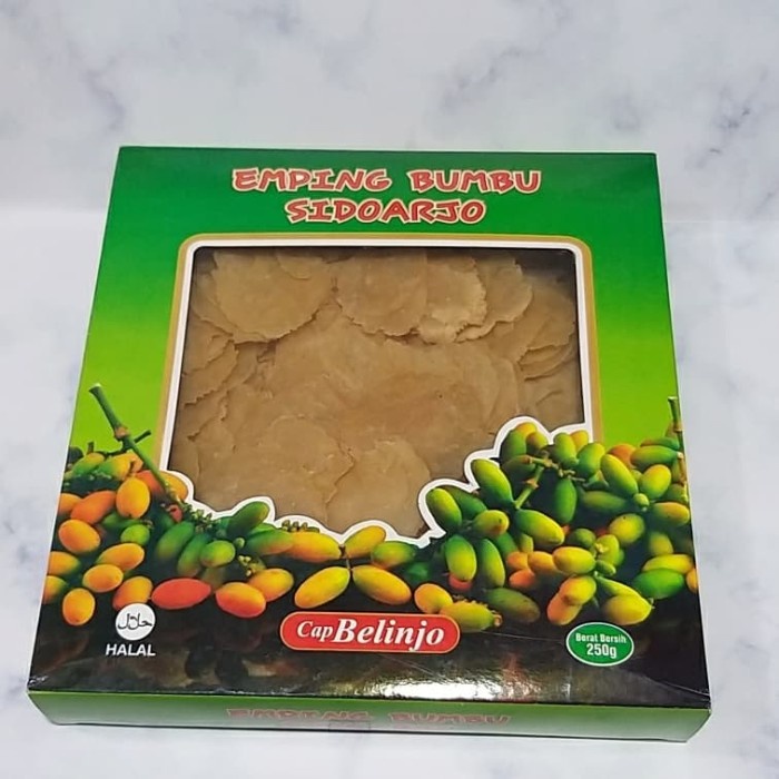 

Bisa COD~Promo Spesial emping bumbu sidoarjo / emping / cap belinjo / 250gram