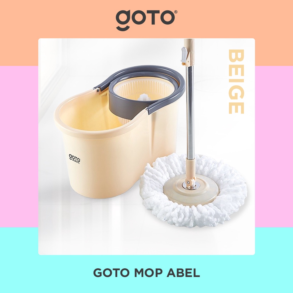 Goto Abel Alat Pel Lantai Pembersih Lantai Spin Mop Ultra