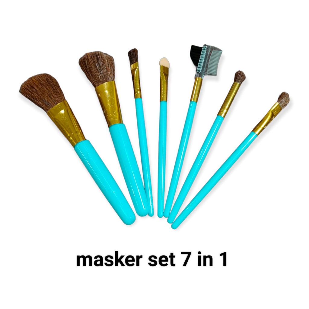 Paket Kuas Set Make Up / Kuas Masker Set 7 In 1