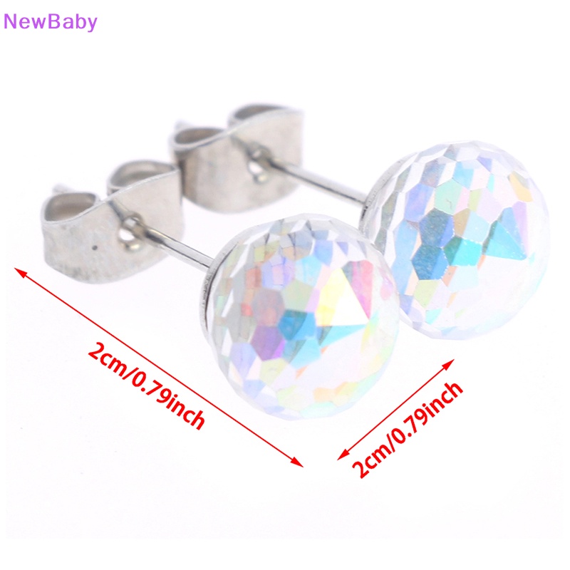 Newbaby 1pasang Anting Pelangsing Magnetik Menurunkan Berat Badan Relaksasi Pijat Slim Ear Studs ID