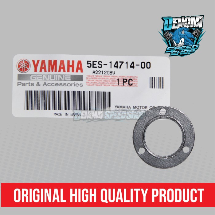 Packing Paking Gasket Saringan Knalpot Yamaha F1ZR FIZR F1Z FIZ R Force 1 Original YGP 5ES-14714-00