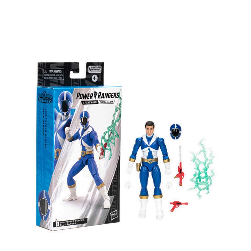 Power Rangers Lightning Collection Lightspeed Rescue Blue Ranger Figure - HPRF8212