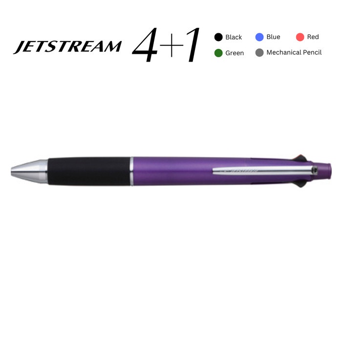 

Uni Jetstream Multi Ballpoint Pen 4+1 0.5mm Mitsubishi Pen MSXE5-10005 - Purple