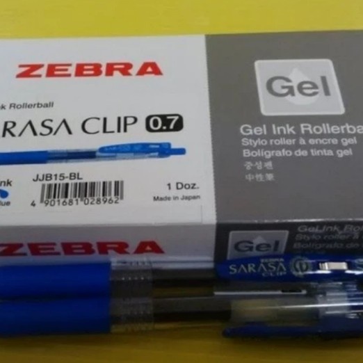 

Pulpen Gell Sarasa 0,7 /pack -hitam