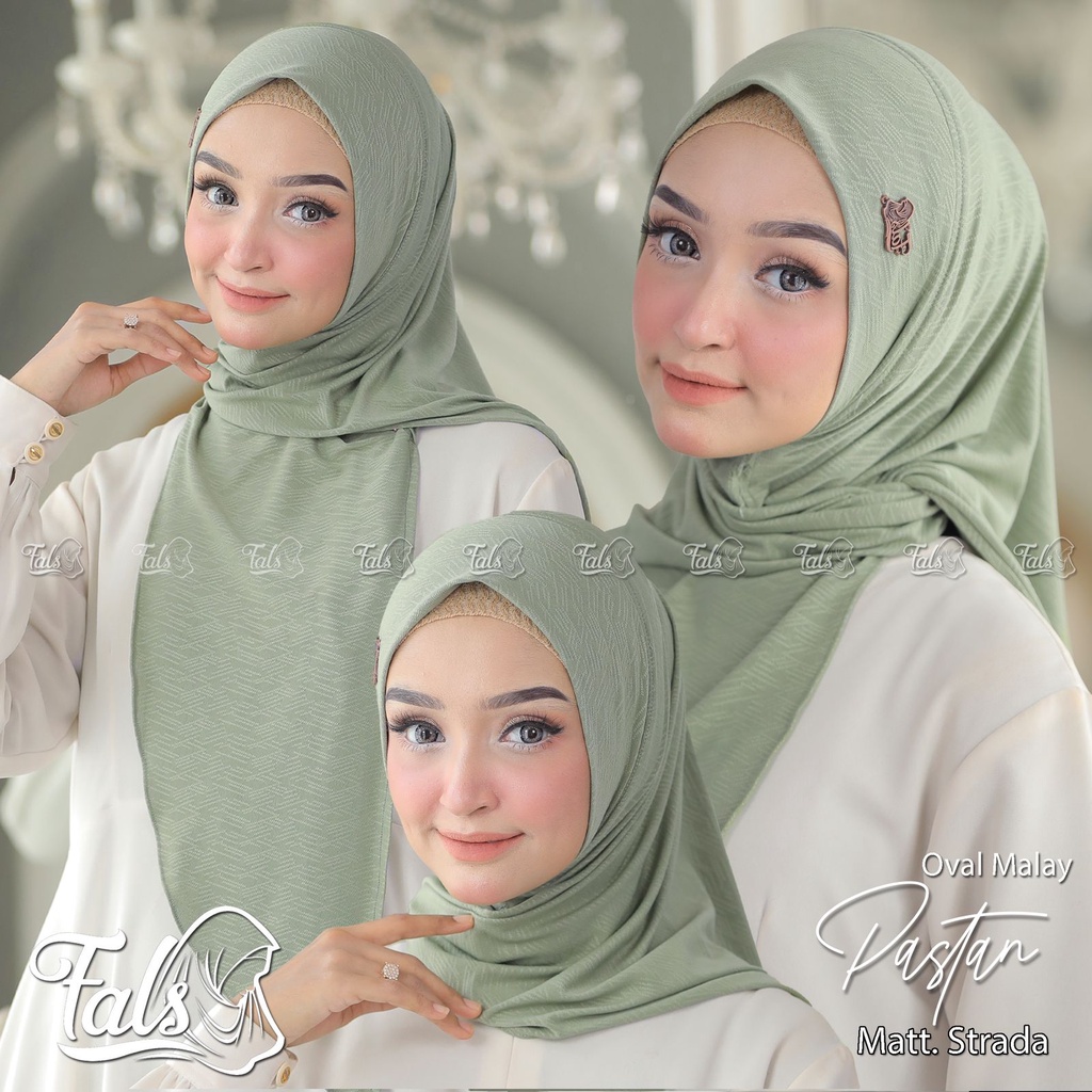 Jilbab Phasmina Instan Malay Oval By Fals