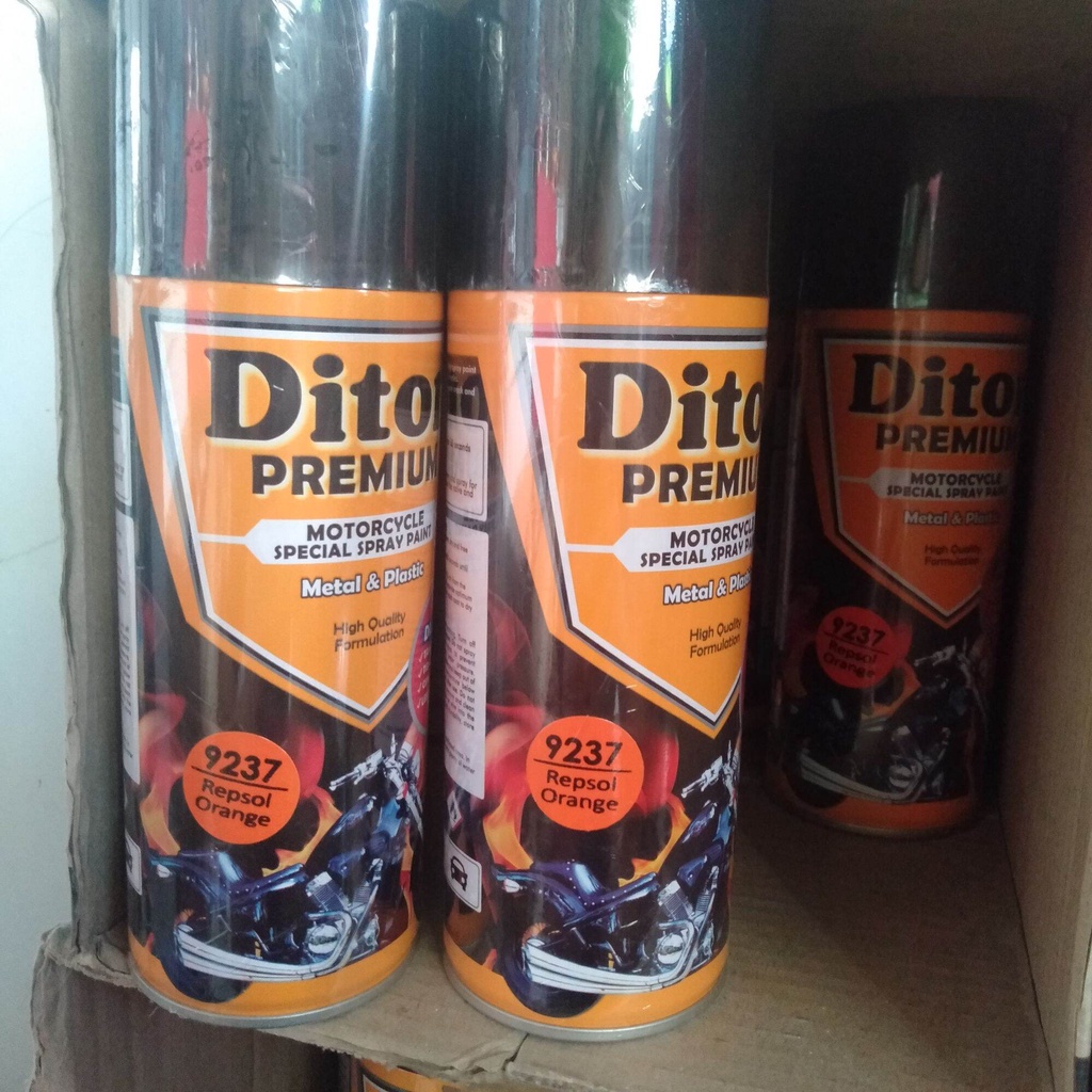 Pilok Pilox Cat Diton Premium Orange Repsol 9237 400cc Oren Repsol Cat Tahan Bensin cat semprot diton premium