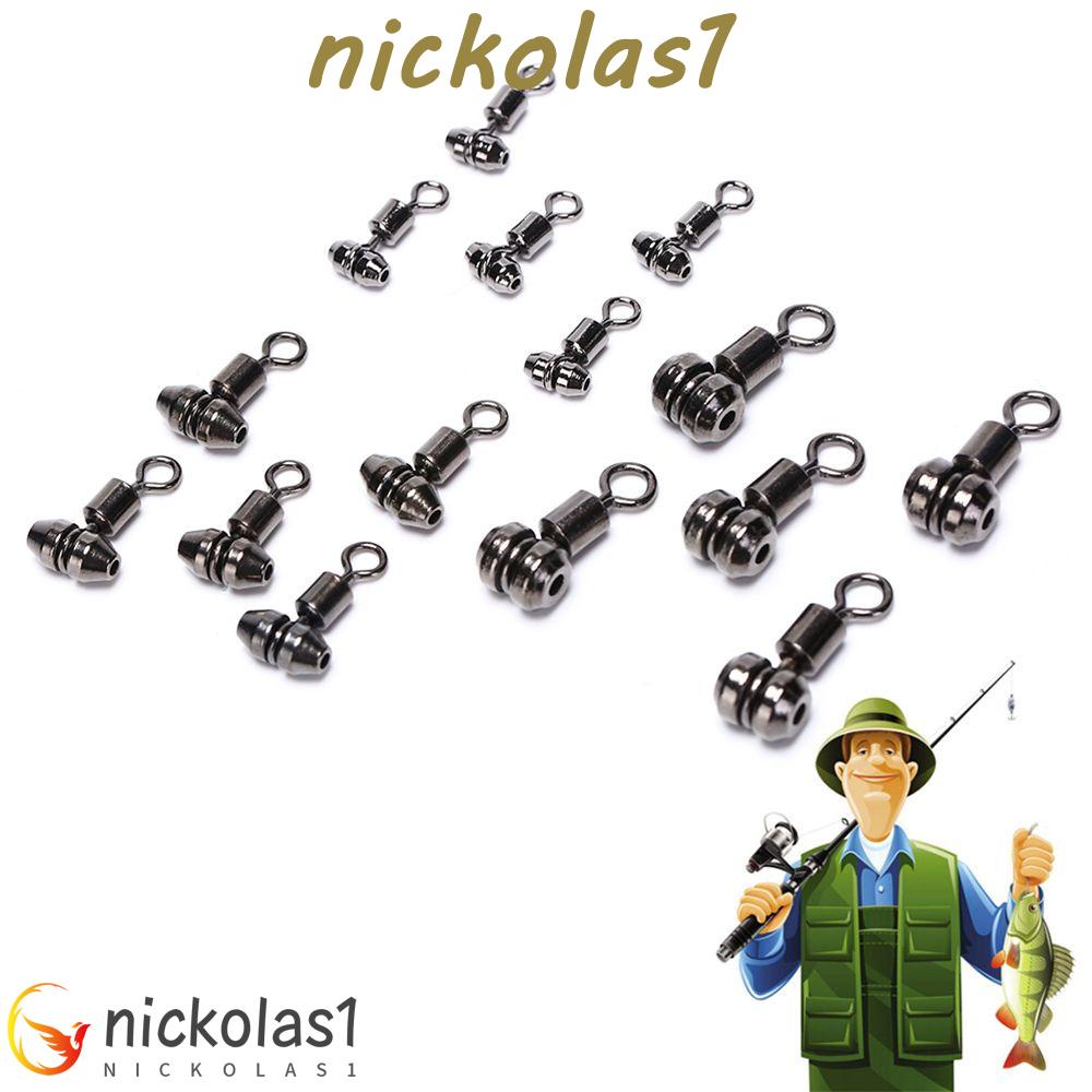 Nickolas1 Solid Ring Stainless Steel Tahan Lama Bantalan Barel Tackle Rolling Putar Sambung